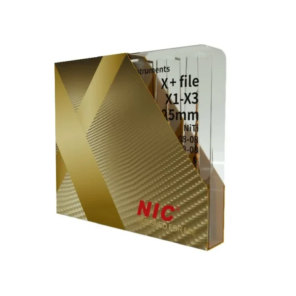 فایل روتاری گلد طول 25 میلی متر X File NIC