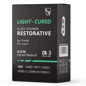گلاس آینومر ترمیمی لایت کیور AGM
