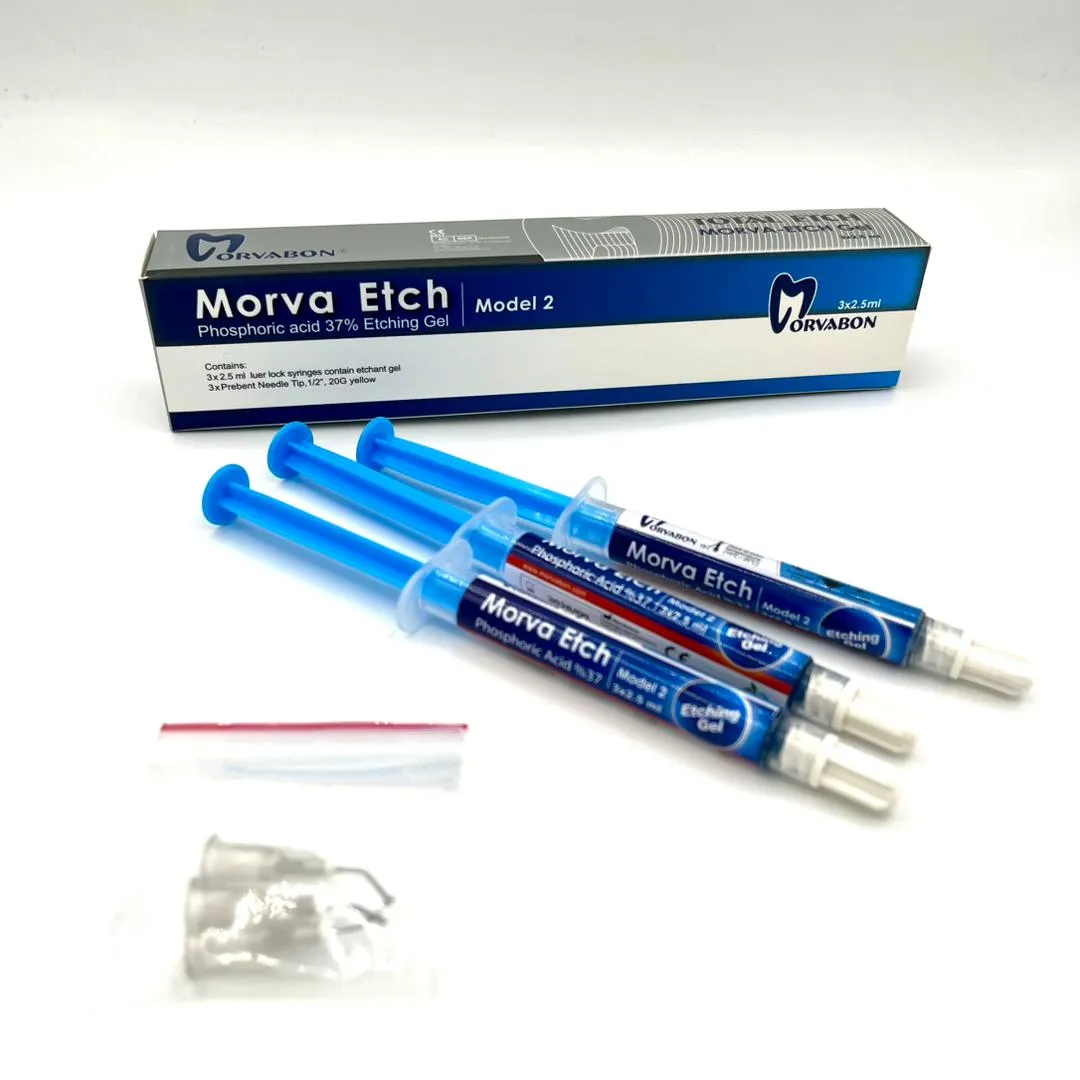 ژل اسید اچ 37% سه سرنگی مروابن